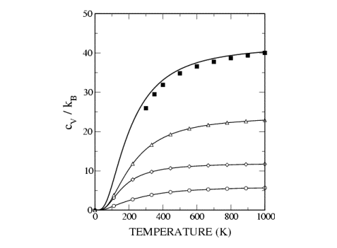 Heat capacity of Mg_2SiO_4